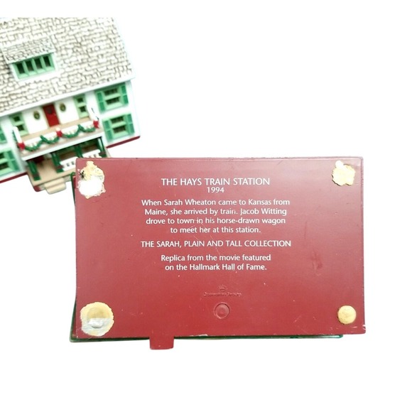 Hallmark Sarah Plain and Tall Collection Miniature Village Buildings Set 1994